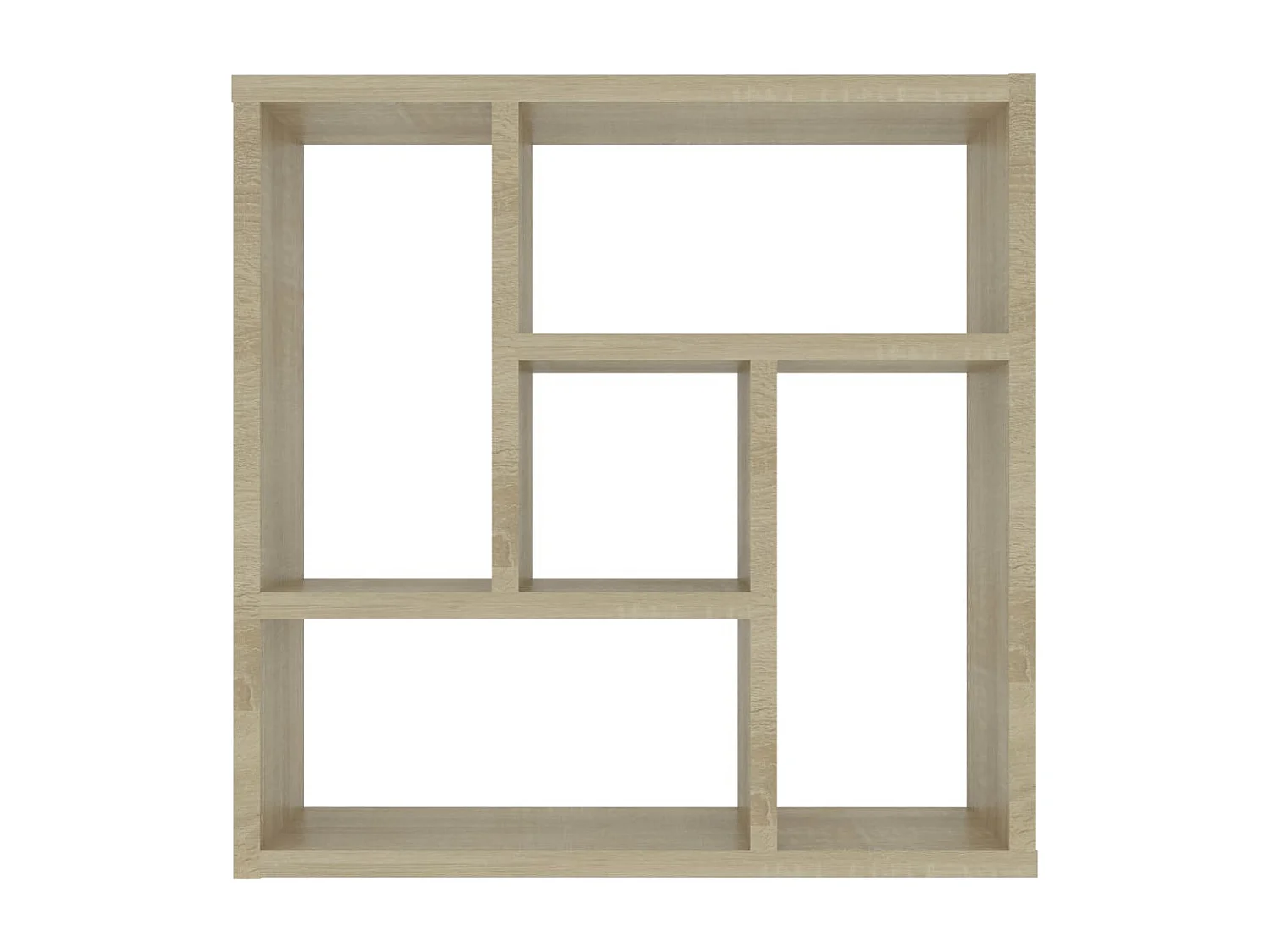 Wandregal Sonoma-Eiche 45,1x16x45,1 cm Holzwerkstoff