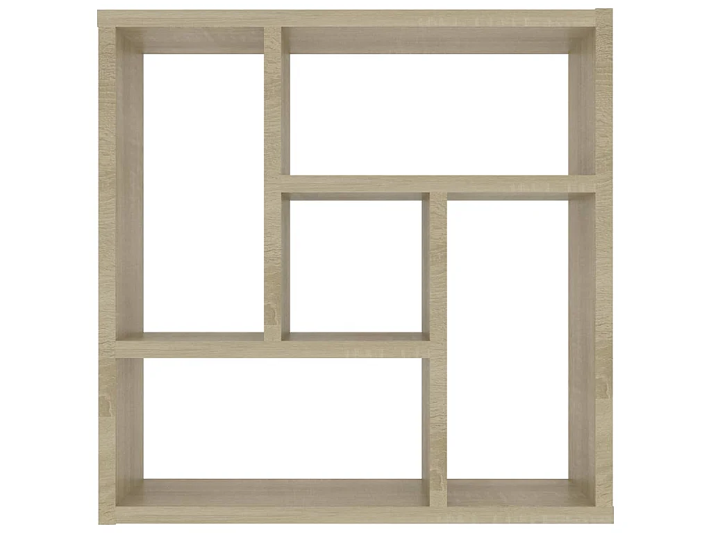 Étagère murale Chêne sonoma 45x16x45 cm Bois d’ingénierie