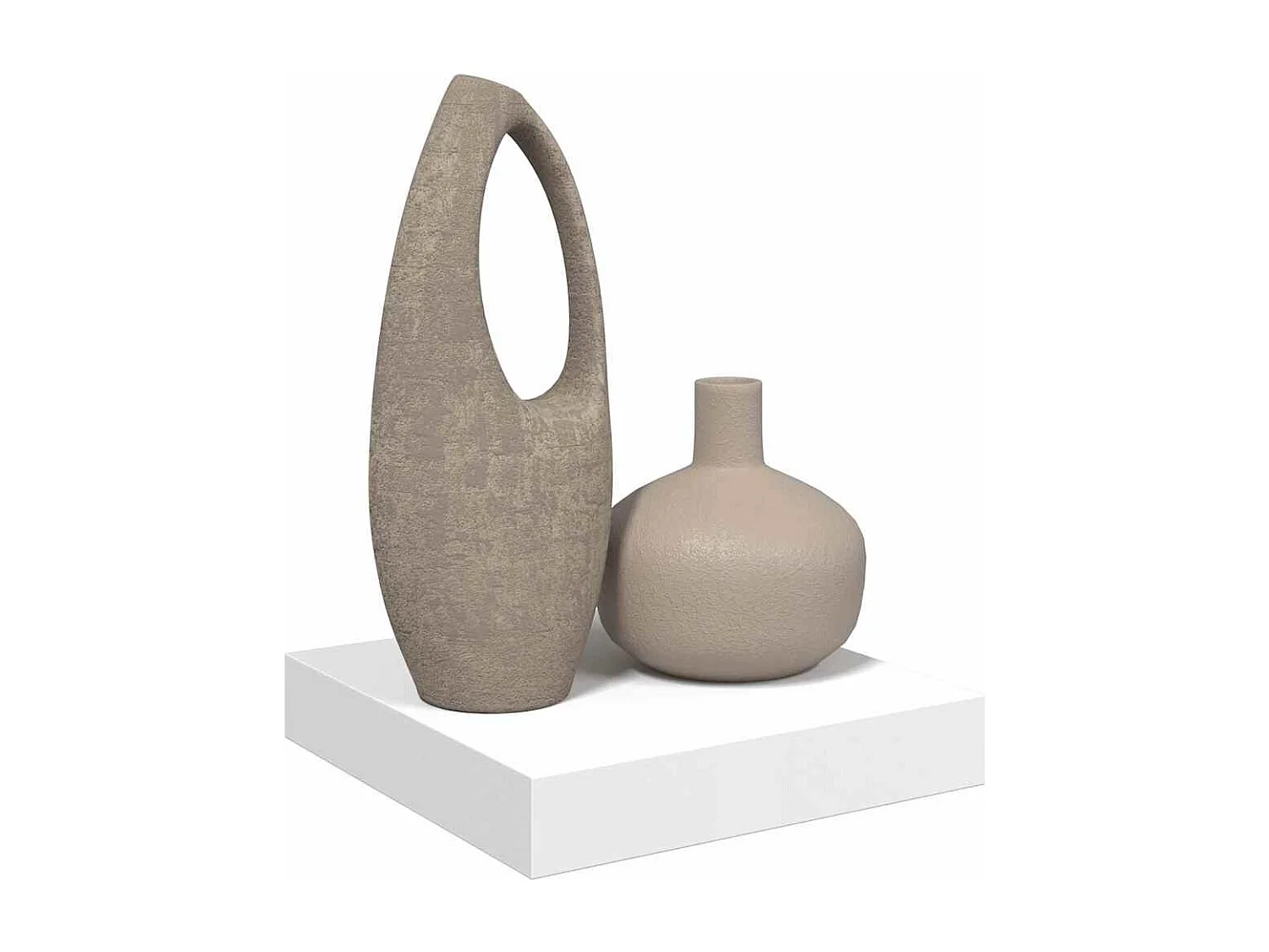 Étagère murale flottante Blanc brillant 23x23,5x3,8 cm MDF