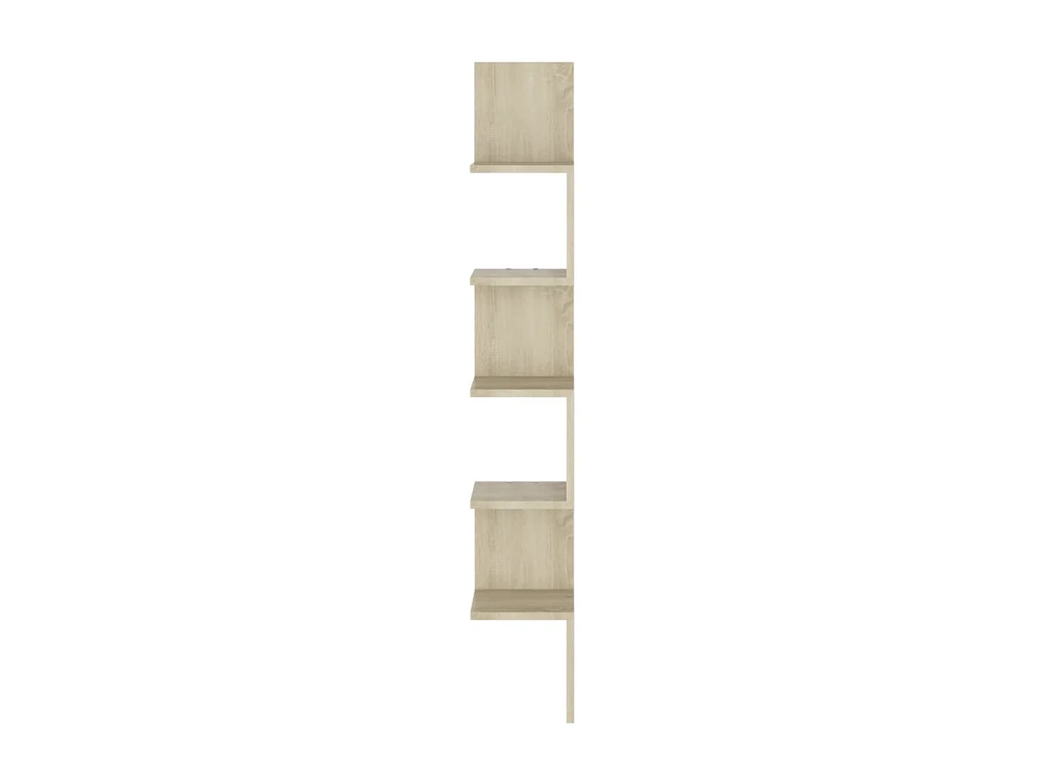 Scaffale Angolare Muro Sonoma 20x20x127,5cm Truciolato