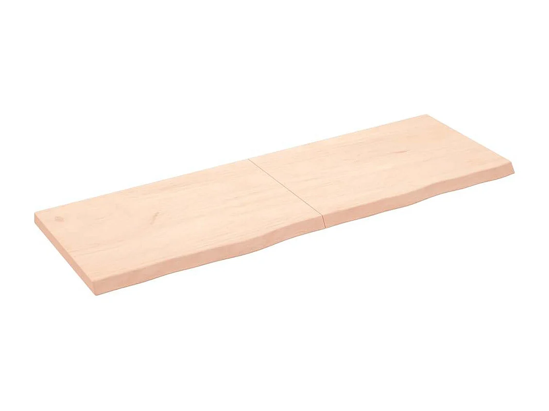 Prateleira de parede 180x60x(2-6)cm carvalho maciço não tratado