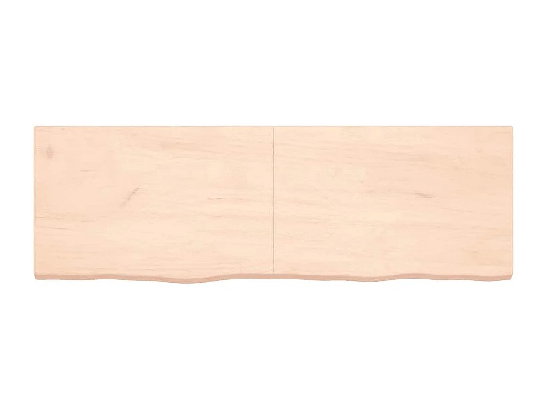 Prateleira de parede 180x60x(2-6)cm carvalho maciço não tratado