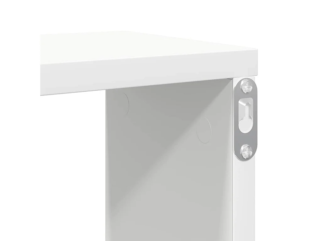 Étagères cube murales 2 pcs blanc 100x15x30cm bois d'ingénierie