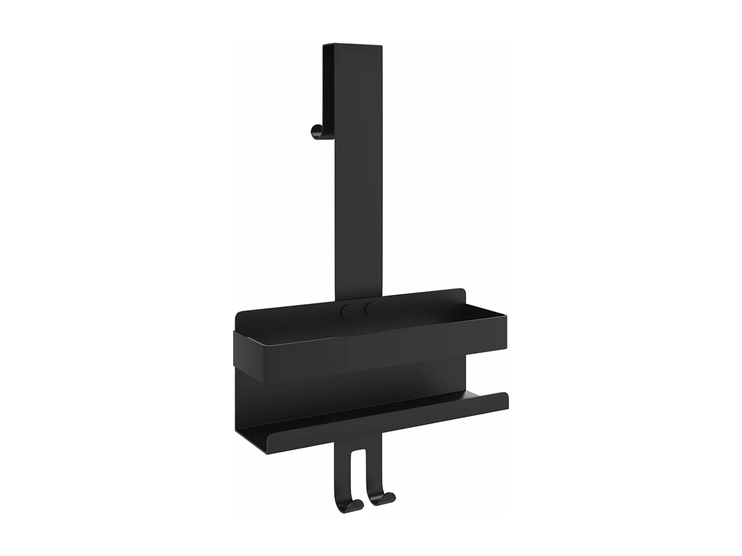 Doucherekje hangend geborsteld 304 roestvrij staal matzwart