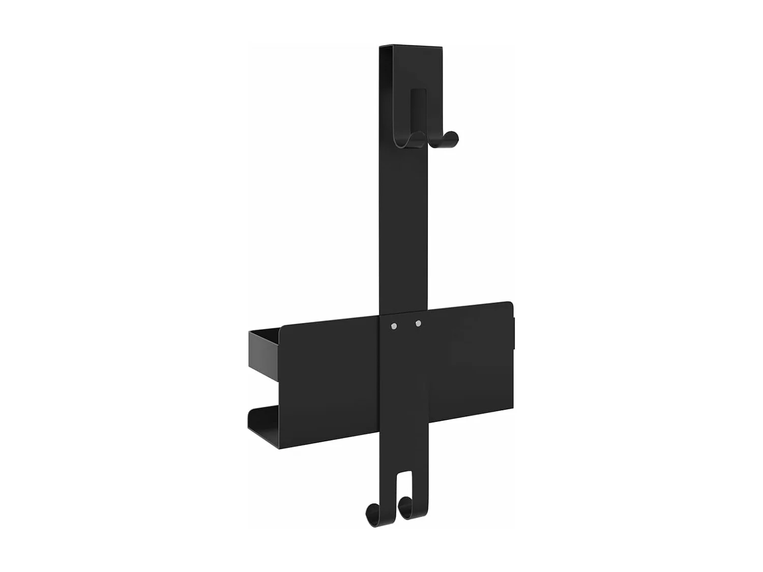 Support de douche suspendu noir mat acier inoxydable 304 brossé