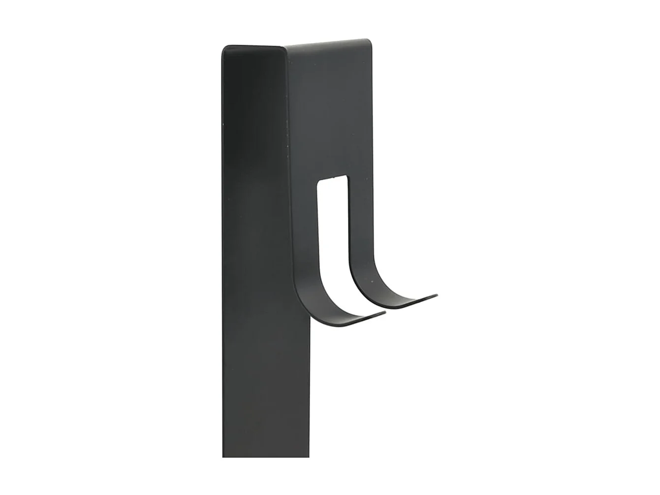 Support de douche suspendu noir mat acier inoxydable 304 brossé