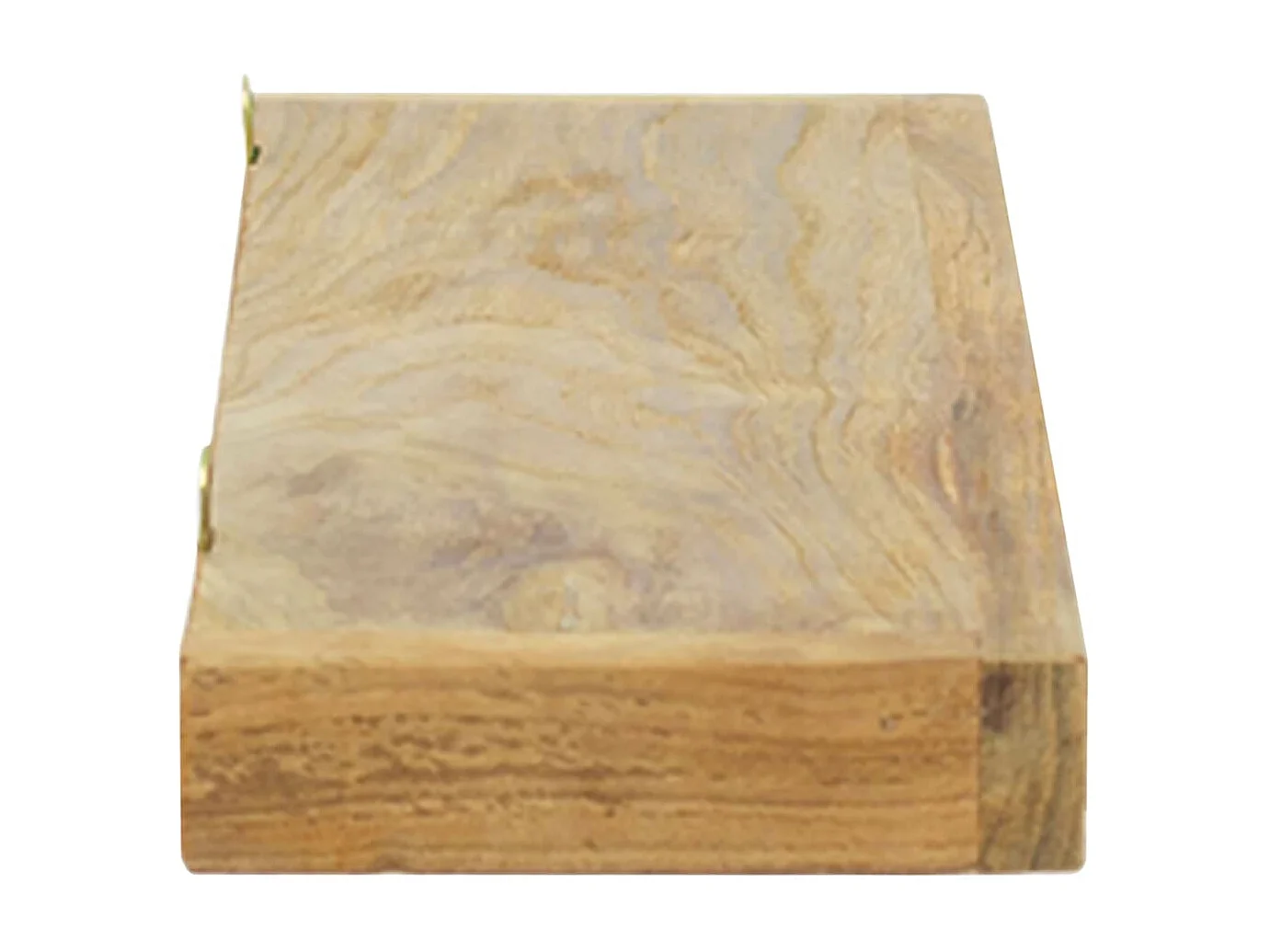 Wandschappen 2 st 60x15x4 cm massief teakhout