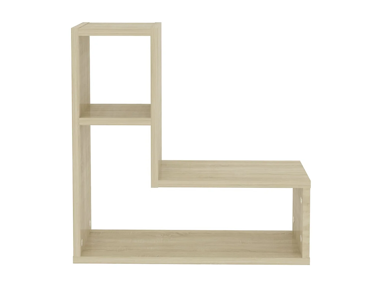 Étagères murales 2pcs chêne sonoma 50x15x50cm bois d'ingénierie