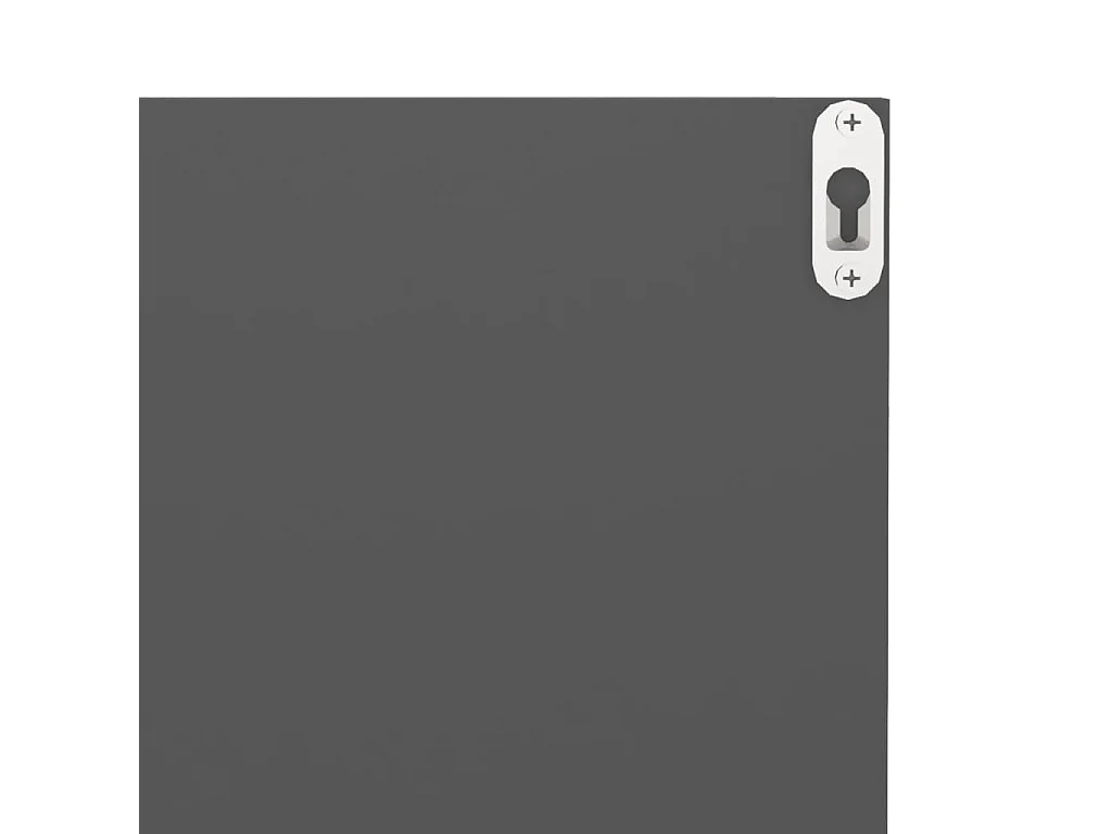 Wandschappen 2 st 40x11,5x18 cm bewerkt hout grijs