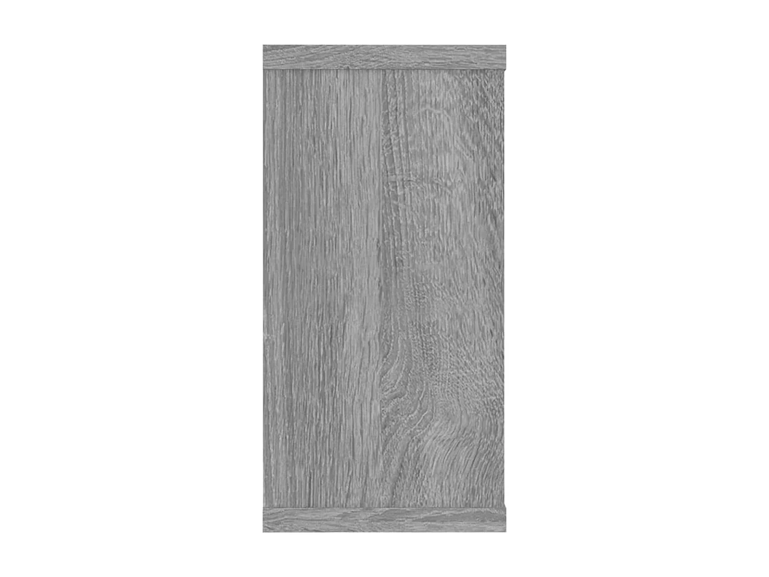 Étagères murales cube 2 pcs Sonoma gris 100x15x30 cm Bois