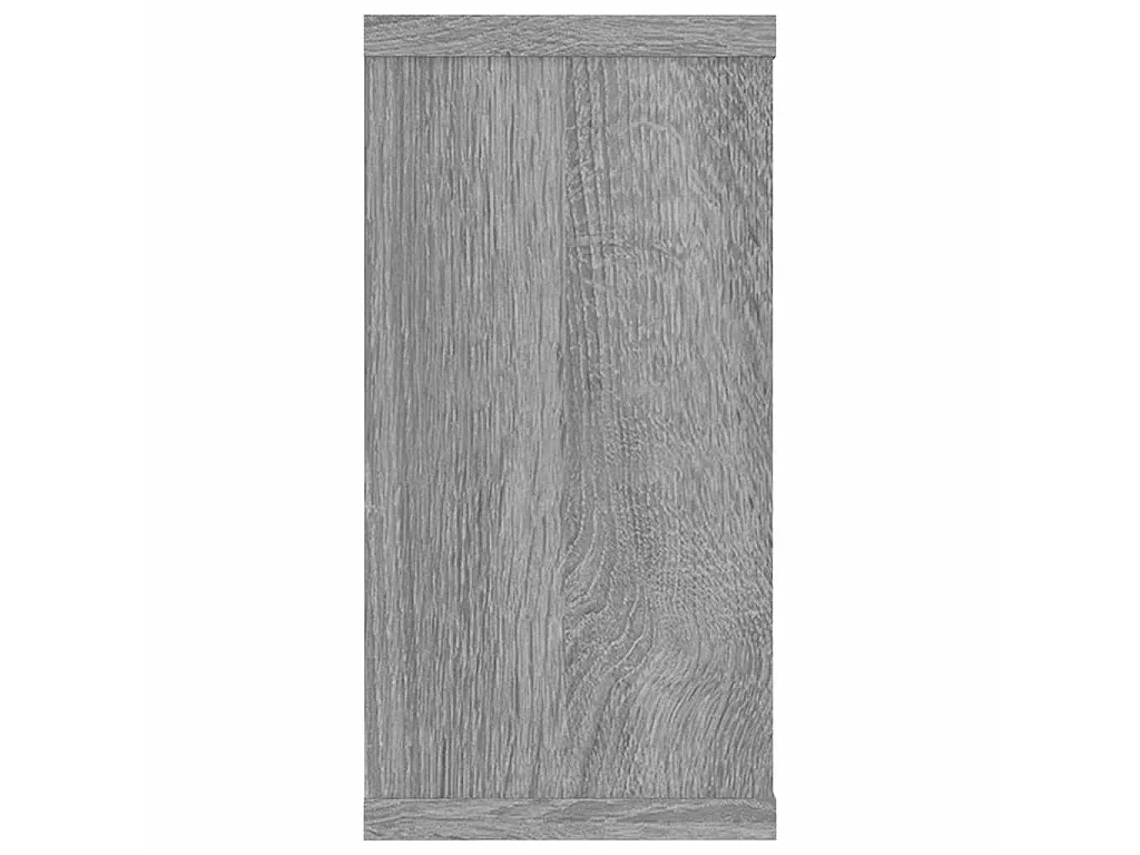 Wandschappen kubus 2 st 100x15x30 cm bewerkt hout grijs sonoma