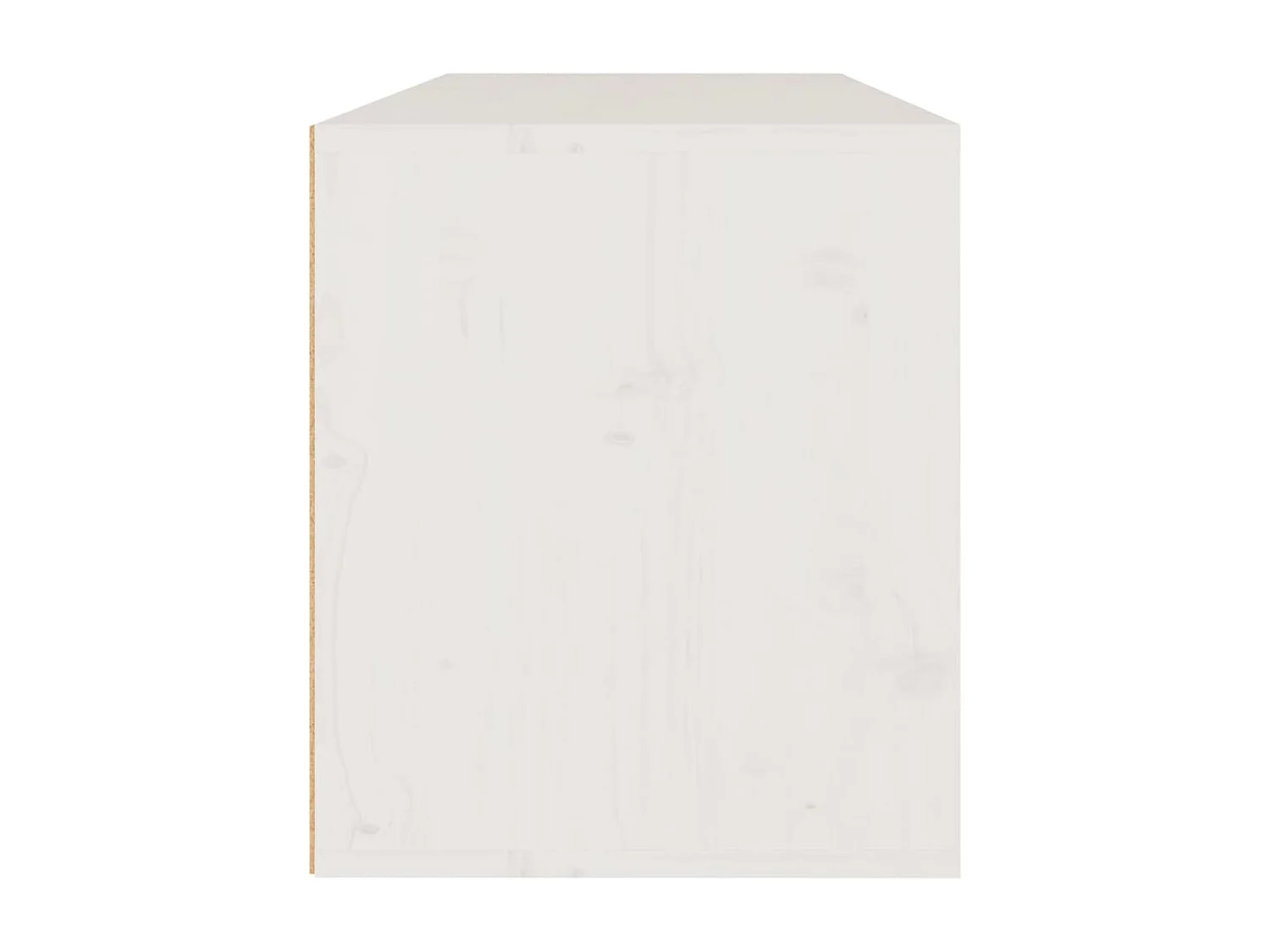 Armoire murale Blanc 80x30x35 cm Bois de pin massif