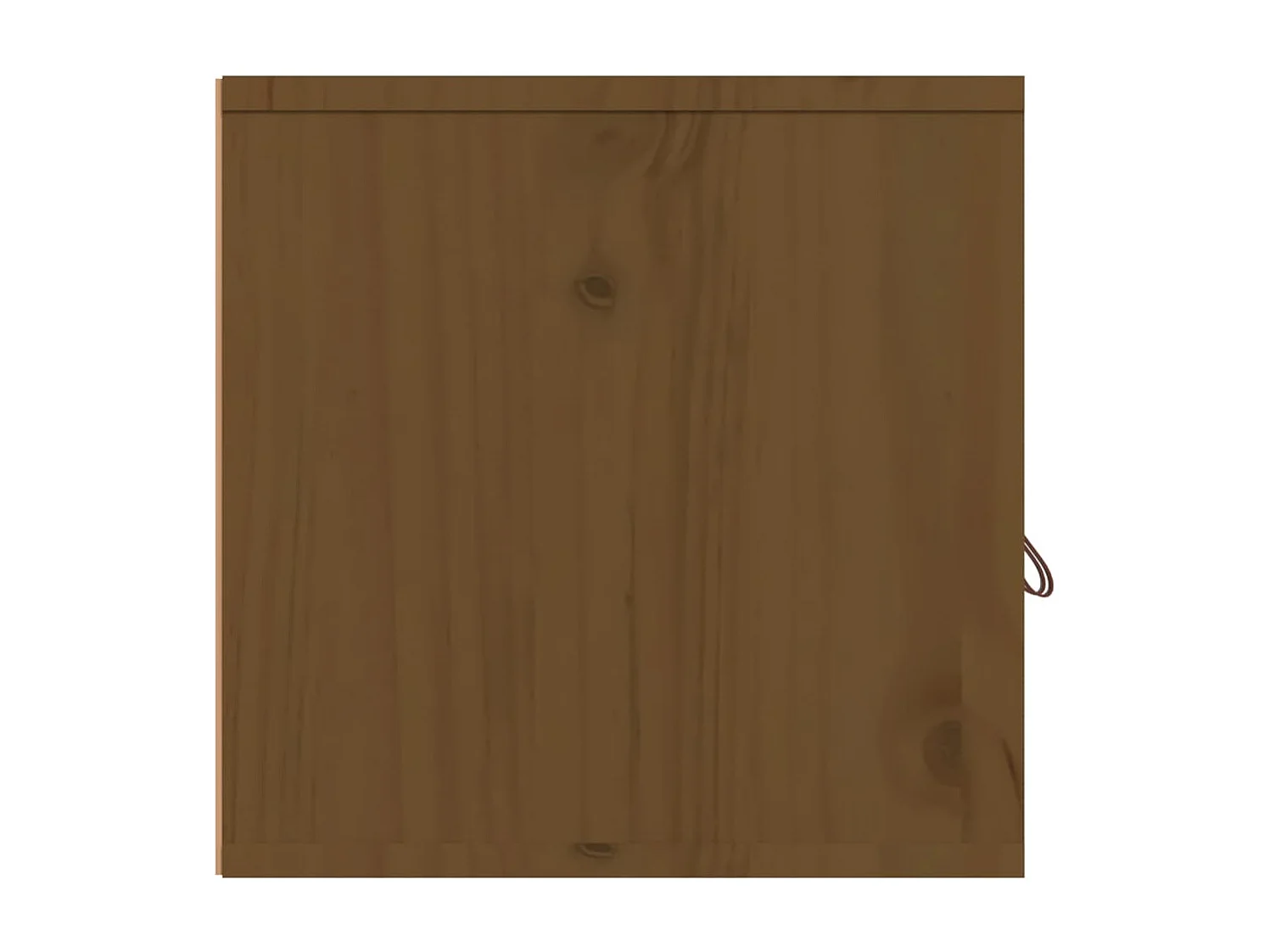 Wandkasten 2 st 80x30x30 cm massief grenenhout honingbruin