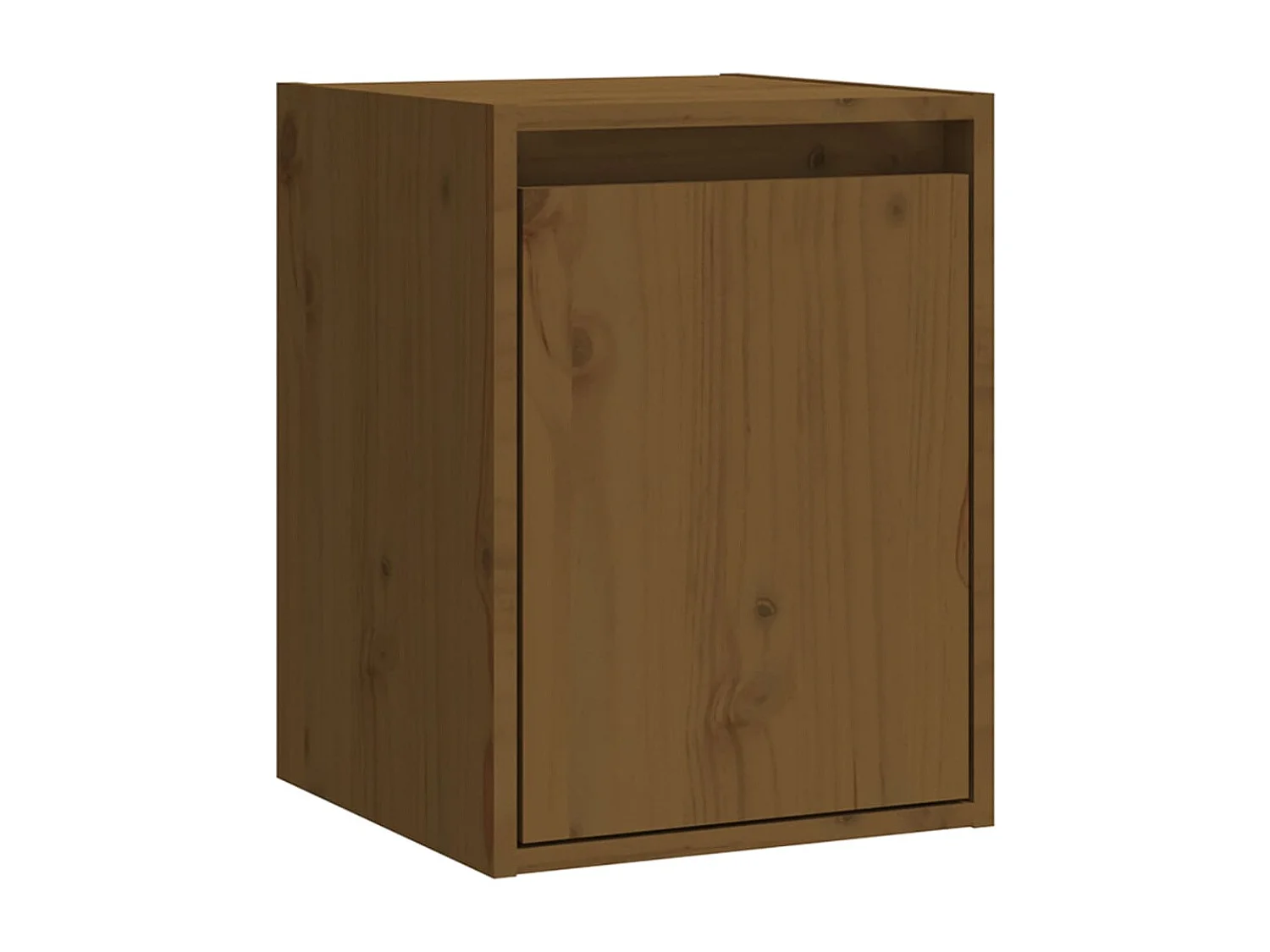Armoire murale Marron miel 30x30x40 cm Bois de pin massif