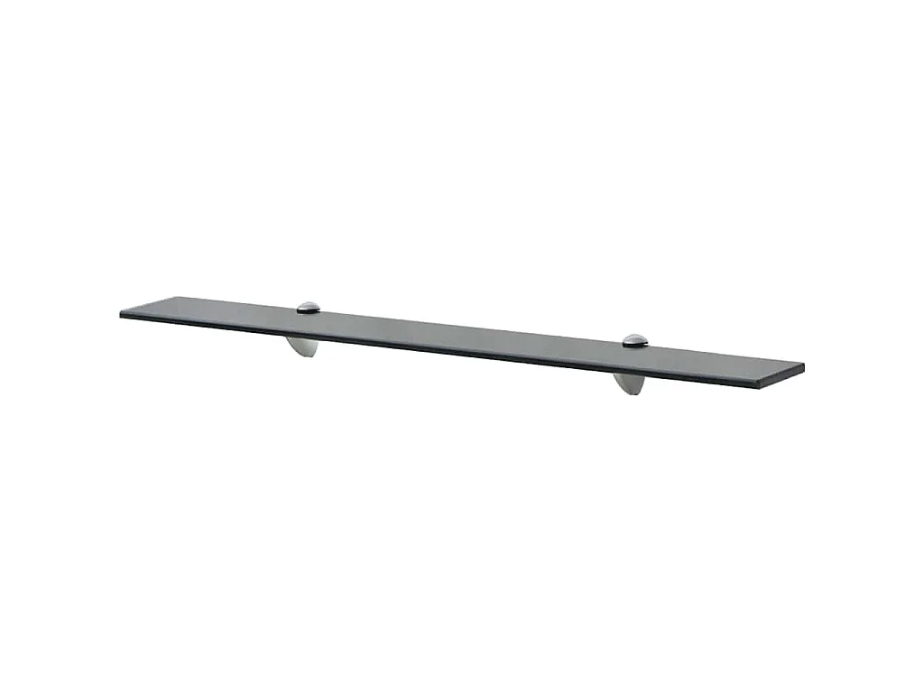 Zwevend schap 80x10 cm 8 mm glas