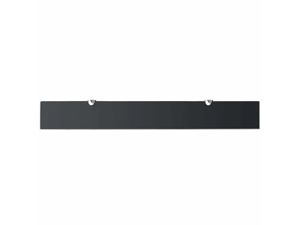 Zwevend schap 80x10 cm 8 mm glas