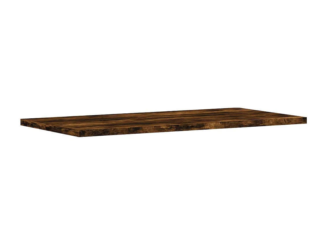 Mensole Parete 4pz Rovere Fumo 60x30x1,5 cm Legno Multistrato