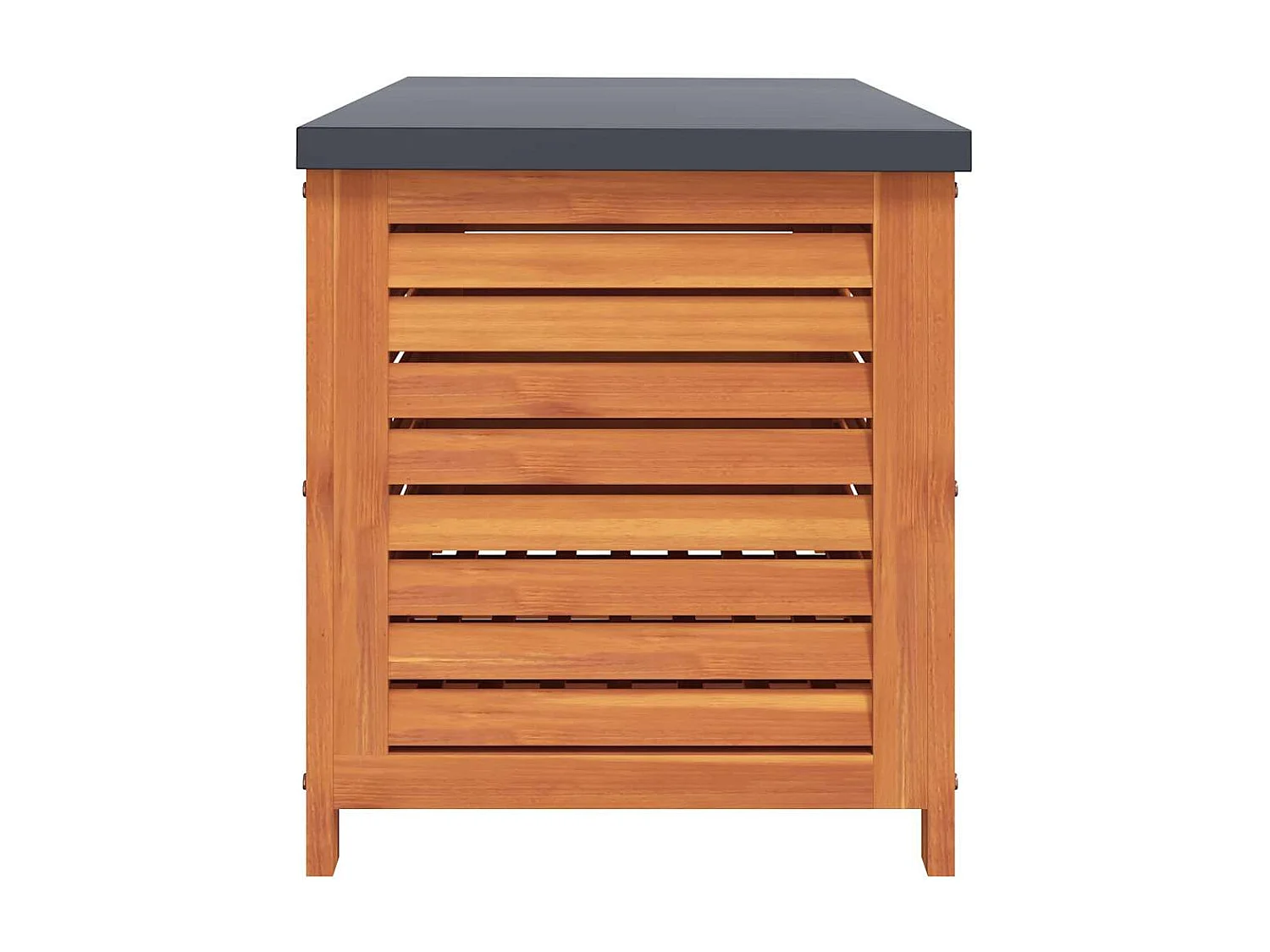 Boîte de rangement de jardin 90x48x55 cm bois d'eucalyptus