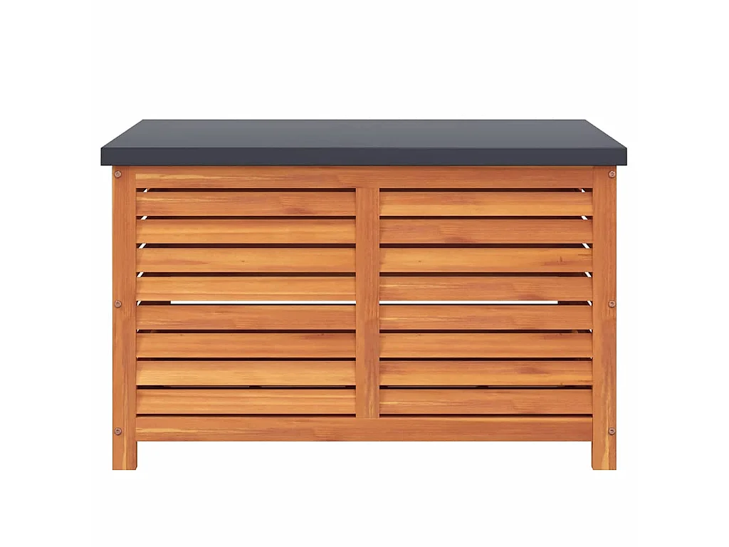 Gartenbox 90x48x55 cm Massivholz Eukalyptus