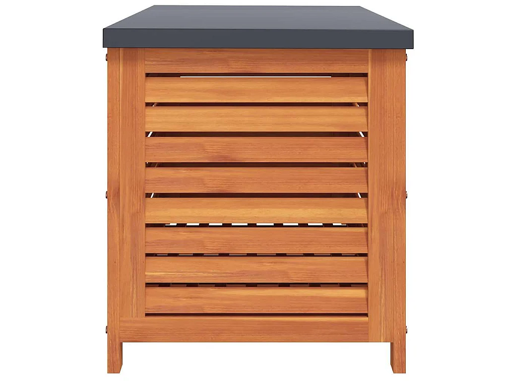Gartenbox 90x48x55 cm Massivholz Eukalyptus