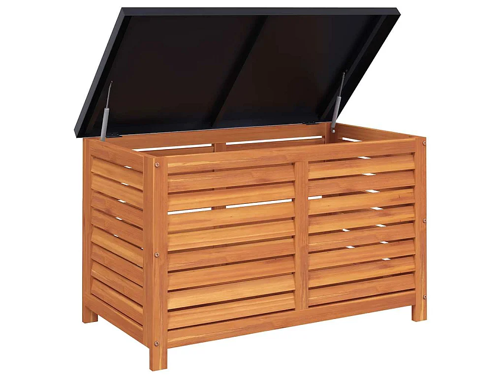 Gartenbox 90x48x55 cm Massivholz Eukalyptus