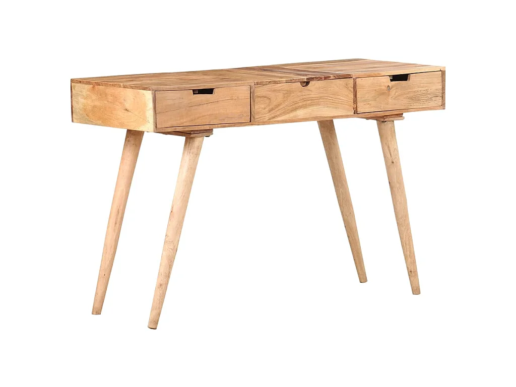 Coiffeuse avec miroir 112x45x76 cm Bois d'acacia massif