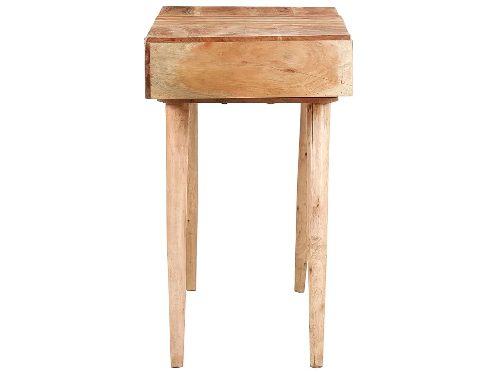Coiffeuse avec miroir 112x45x76 cm Bois d'acacia massif