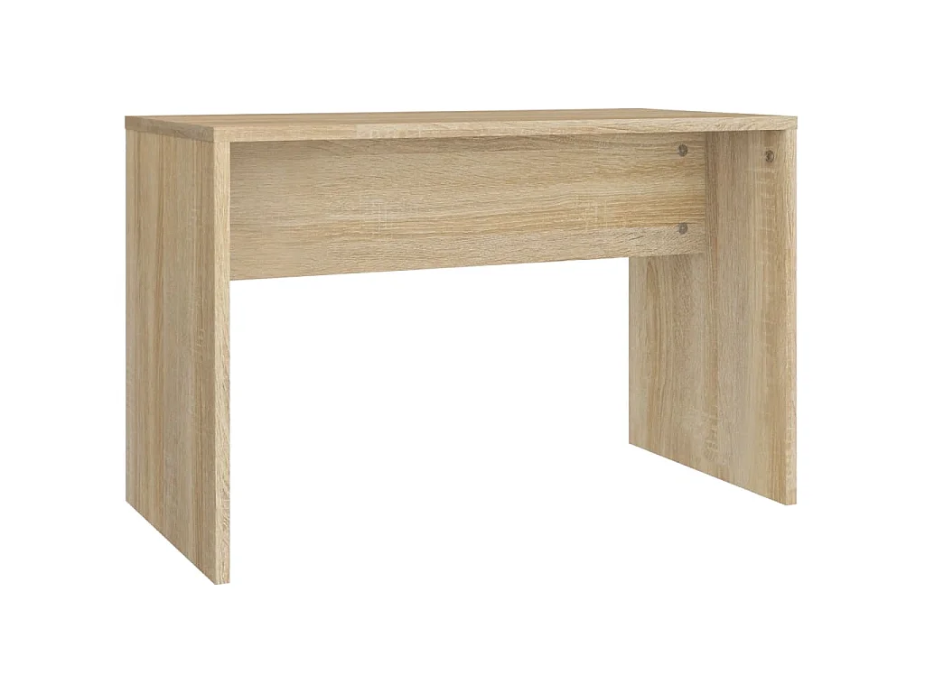 Juego de tocador con LED madera contrachapada roble Sonoma
