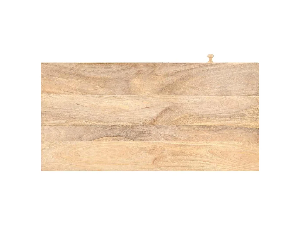 Kaptafel 100x50x76 cm massief mangohout