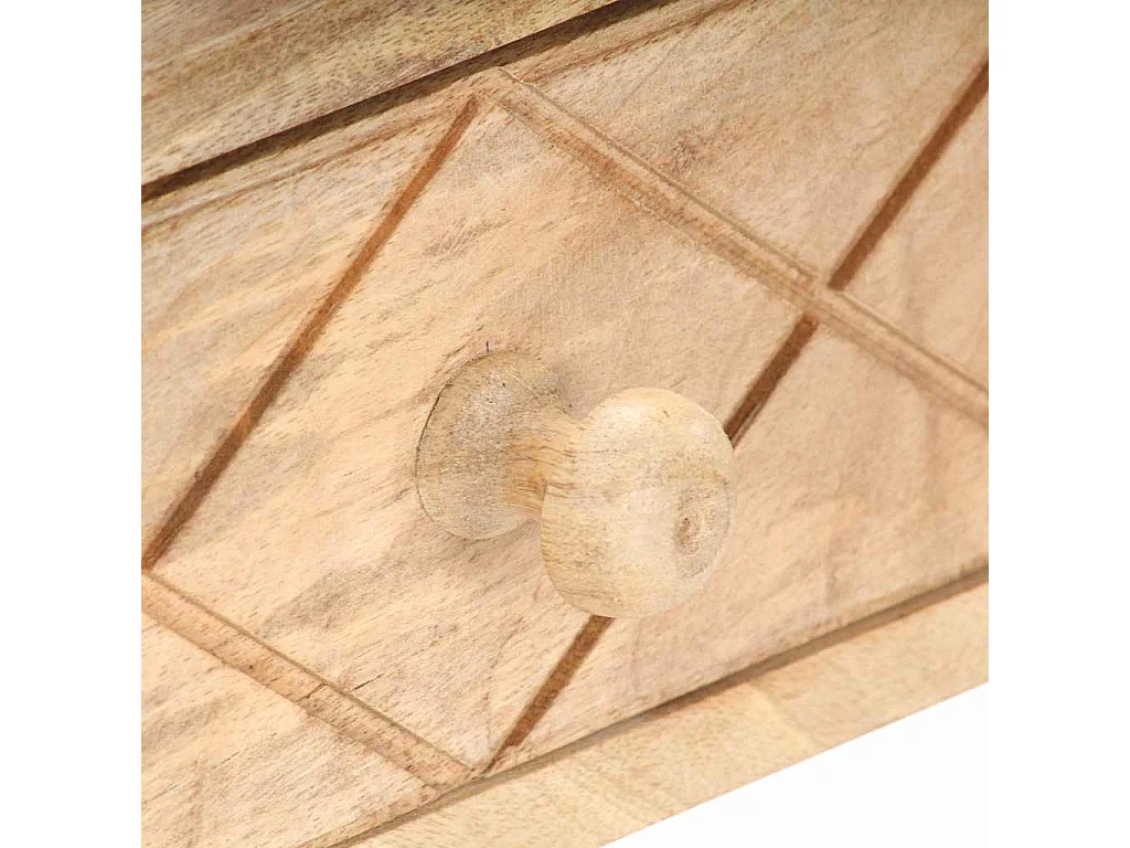 Kaptafel 100x50x76 cm massief mangohout