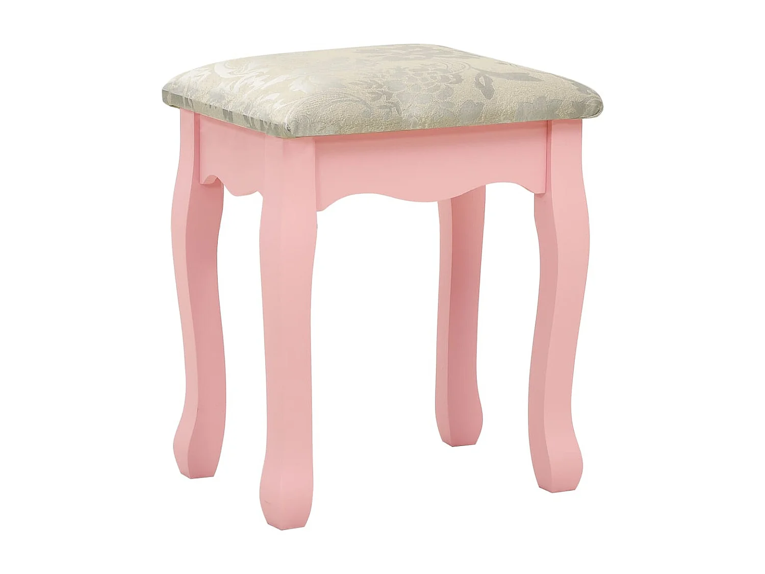 Ensemble de coiffeuse et tabouret Rose 100x40x146 cm Paulownia