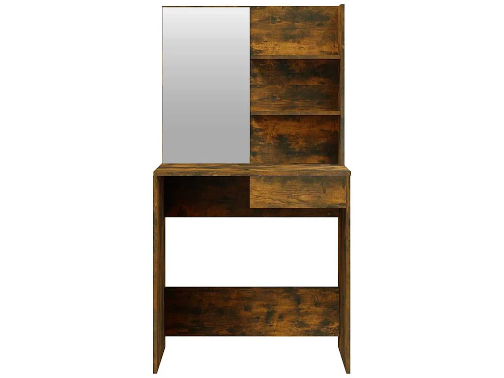 Toeletta con Specchio Rovere Fumo 74,5x40x141 cm