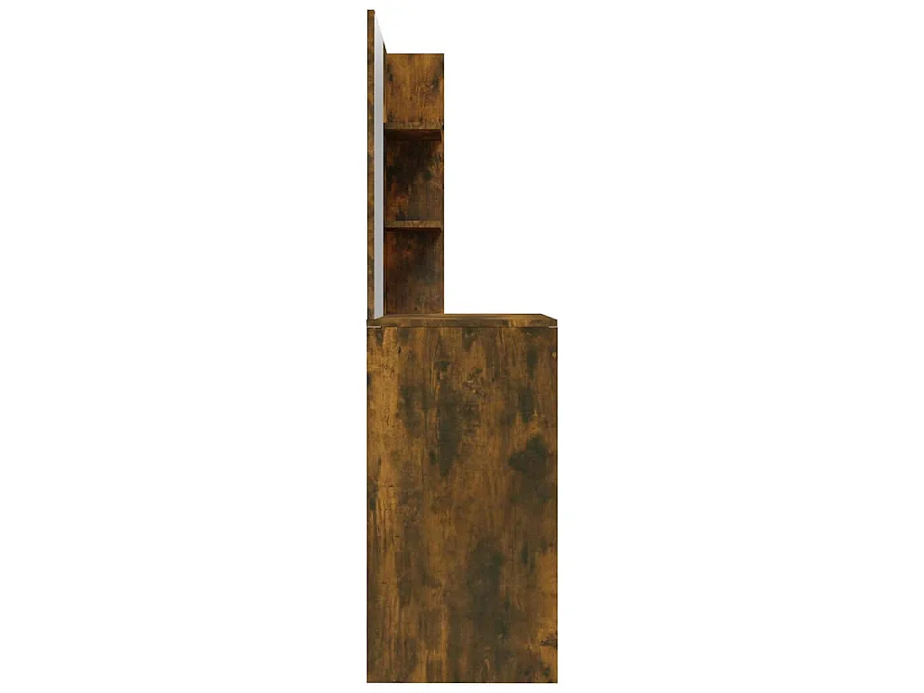 Toeletta con Specchio Rovere Fumo 74,5x40x141 cm
