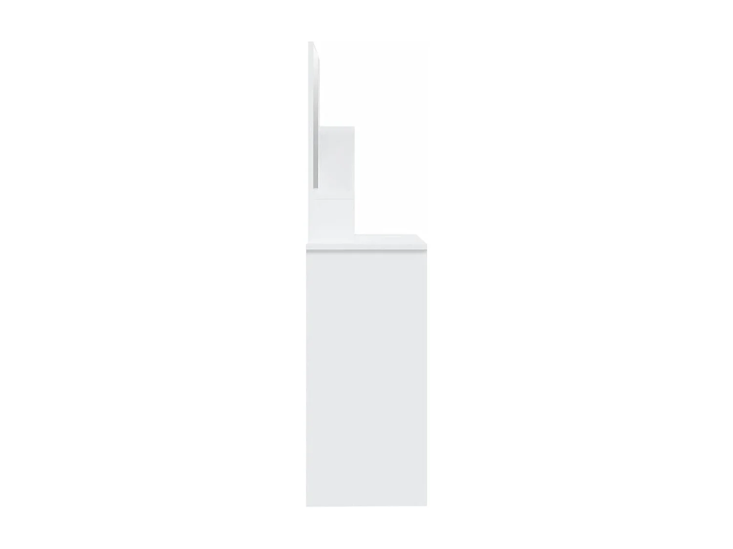 Toucador com espelho 86,5x35x136 cm cor branco