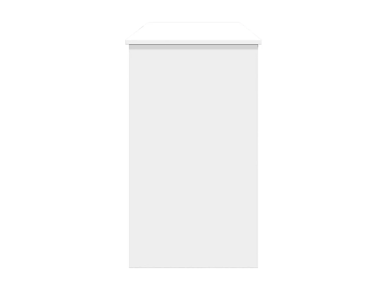 Tocador con espejo blanco 100x45x76 cm