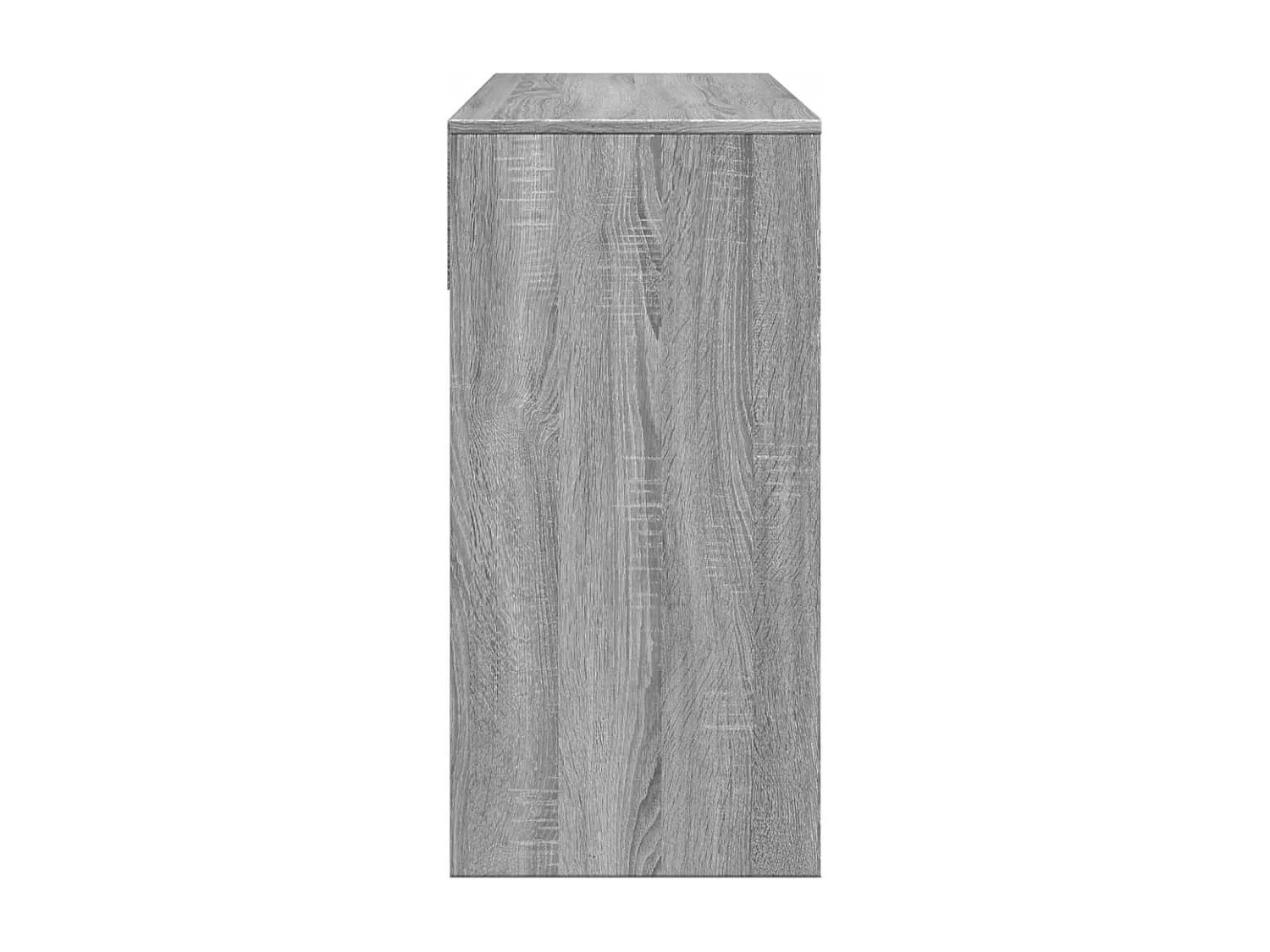 Toucador com espelho 80x39x80 cm cor cinzento sonoma