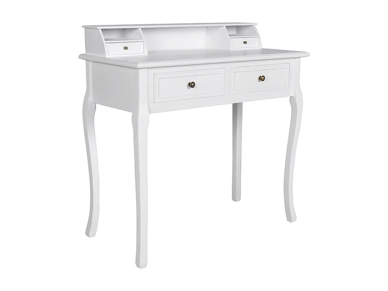 Tavolino da Trucco Moderno Mobiletto Make Up Bianco