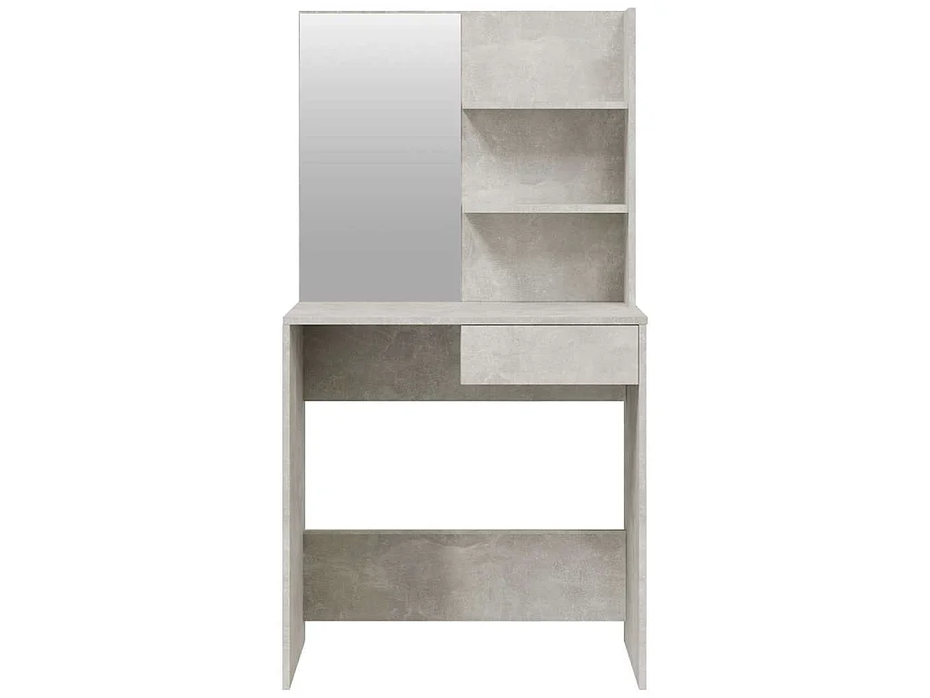 Ensemble de coiffeuse Gris béton 74,5x40x141 cm