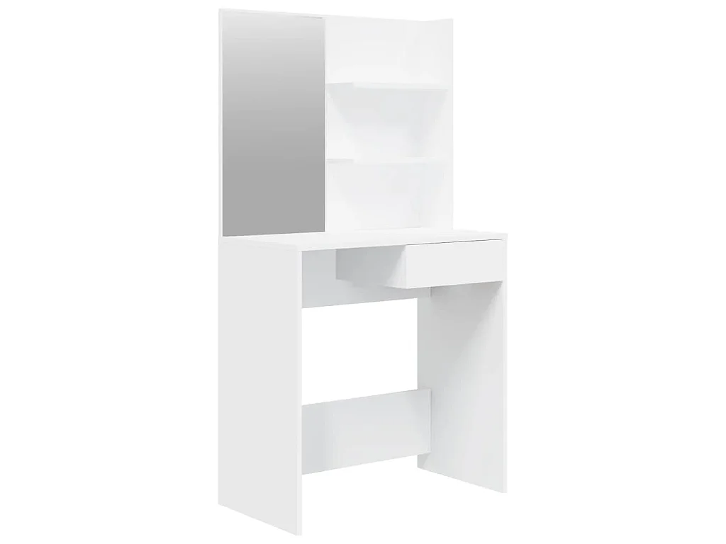 Toucador com espelho 74,5x40x141 cm branco