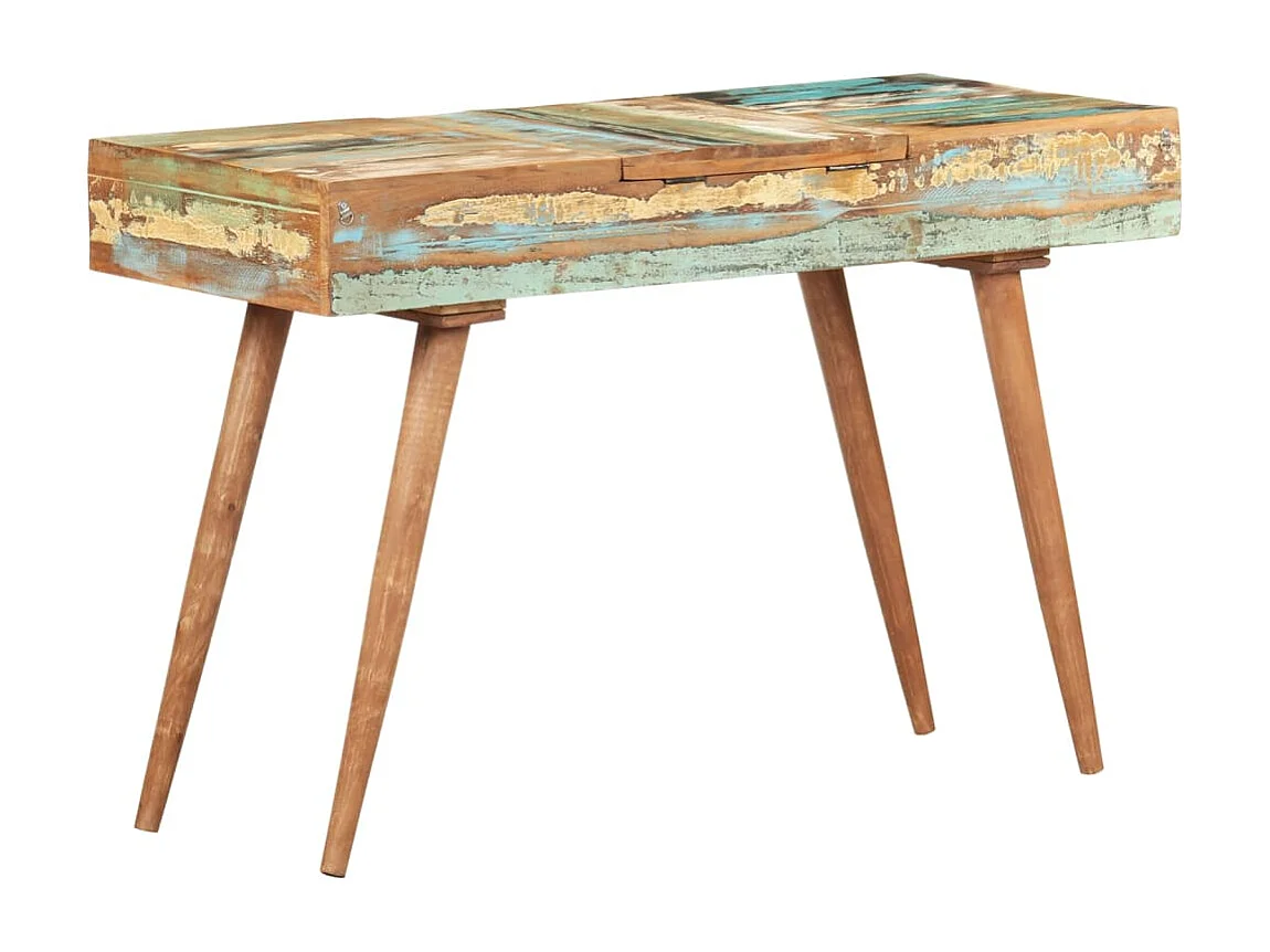 Tavolo da Trucco con Specchio 112x45x76 cm Massello di Recupero
