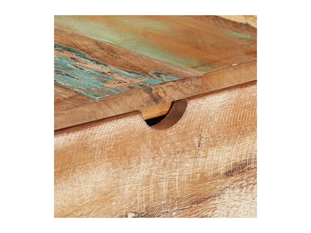 Tavolo da Trucco con Specchio 112x45x76 cm Massello di Recupero