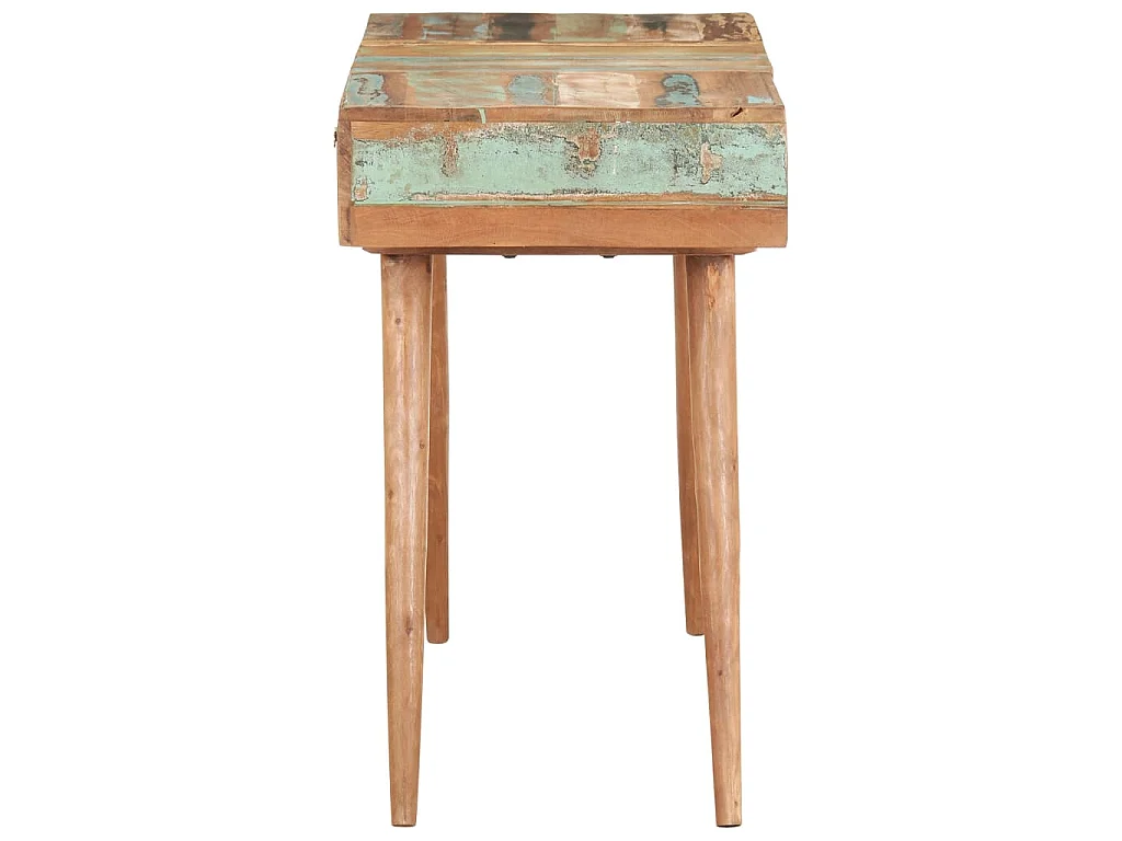 Schminktisch mit Spiegel 112x45x76 cm Altholz Massiv