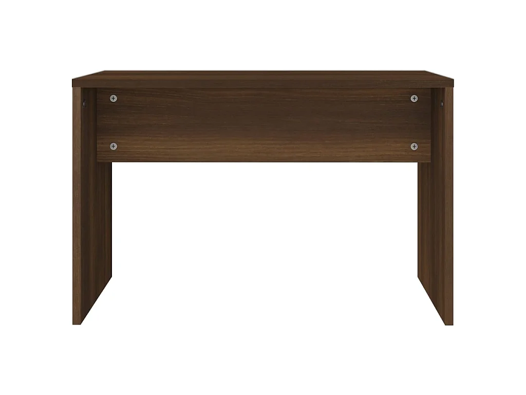 Schminktisch-Set Braun Eichen-Optik 86,5x35x136 cm