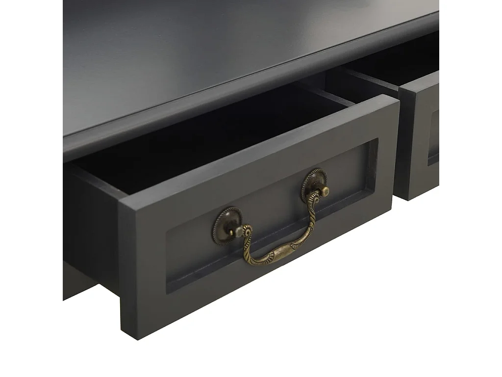 Kaptafelset met kruk 80x69x141 cm paulowniahout grijs