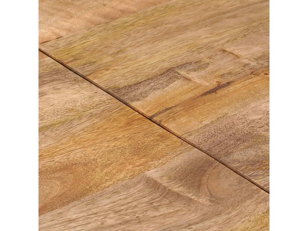 Mesa tocador con espejo madera maciza de mango 112x45x76 cm