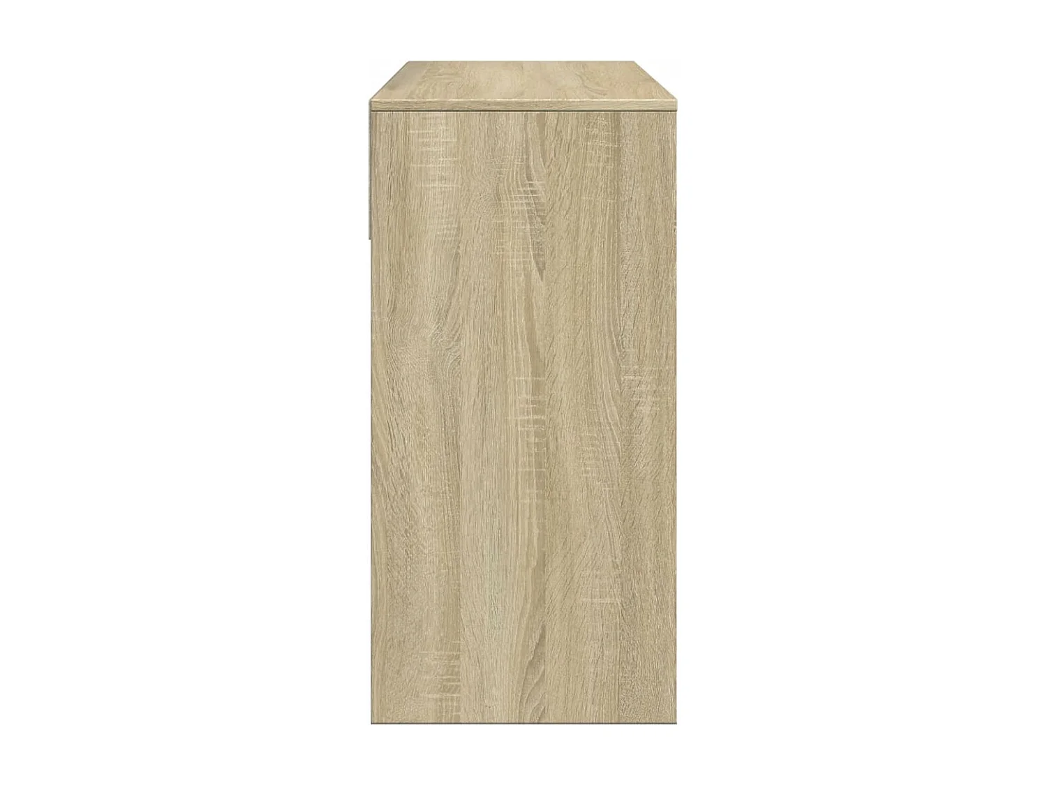 Schminktisch mit Spiegel Sonoma-Eiche 80x39x80 cm