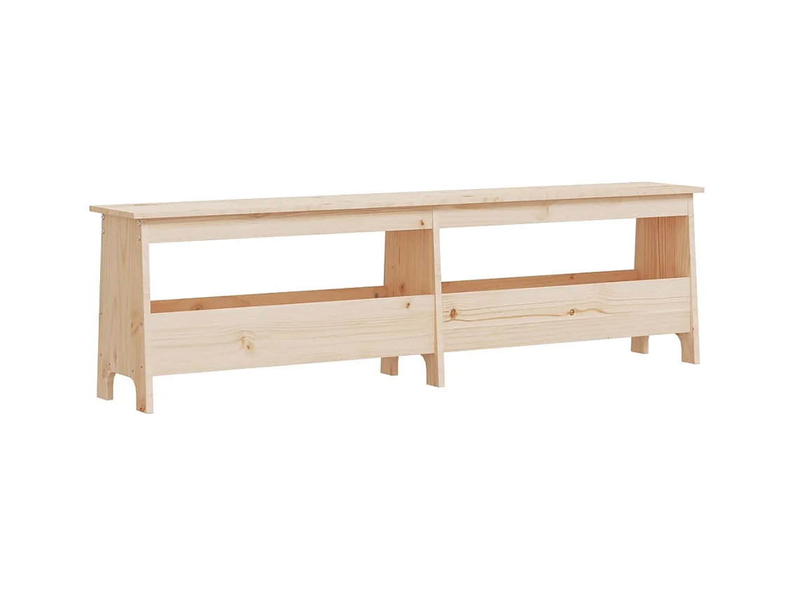Banc d'entrée 160x28x45 cm bois de pin massif