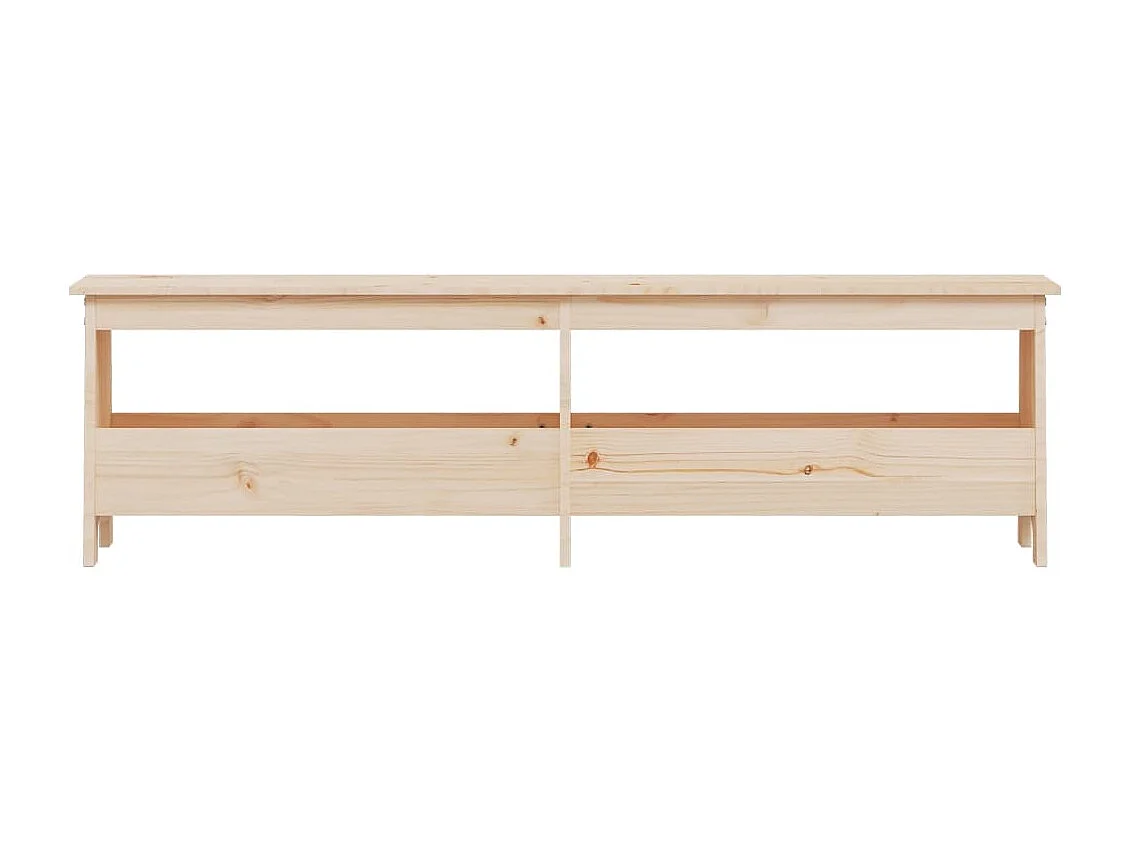 Banc d'entrée 160x28x45 cm Bois massif Pin