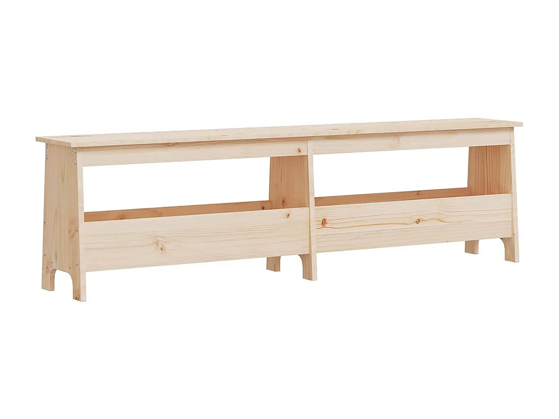Banc d'entrée 160x28x45 cm Bois massif Pin