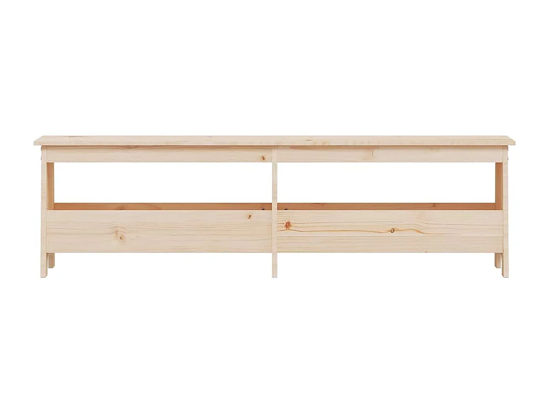Banc d'entrée 160x28x45 cm Bois massif Pin